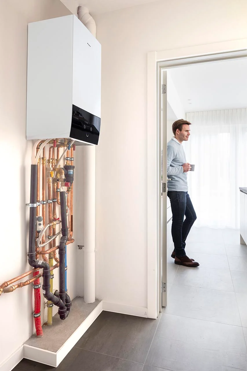 Nástenná vnútorná jednotka Daikin Altherma v rodinnom dome